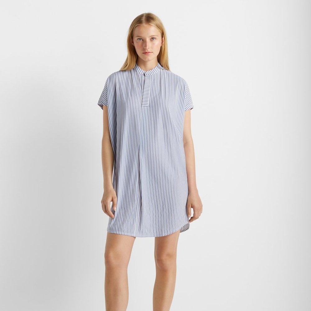 Club Monaco Striped Shirt Dress (M)